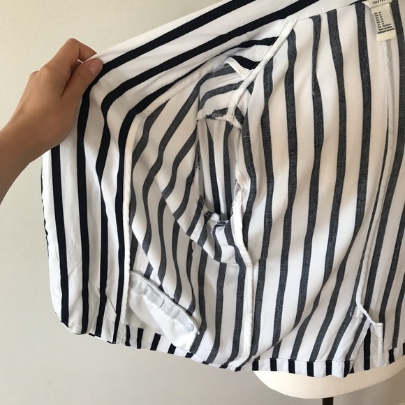 Forever 21 White & Blue Nautical blazer M - Picture 13 of 16